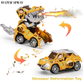 Dinosaur Toddler Toys Moving Dino Transforming Car,Dinosaur Toys for Kids 3-5 with Light Music Mist Spray for Toddlers. 