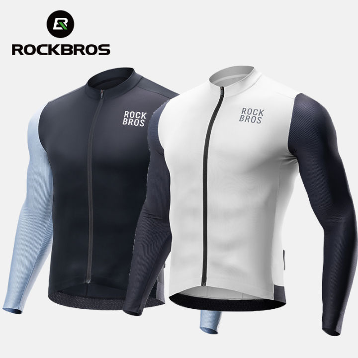 HOT%20ROCKBROS%20Color%20Blocked%20Cycling%20Jersey%20Man%20Summer%20MTB%20Road%20Breathable%20Comfort%20Cycling%20Maillot%203D%20Cut%20Racing%20Bicycle%20Shirt%20-%20Image%202