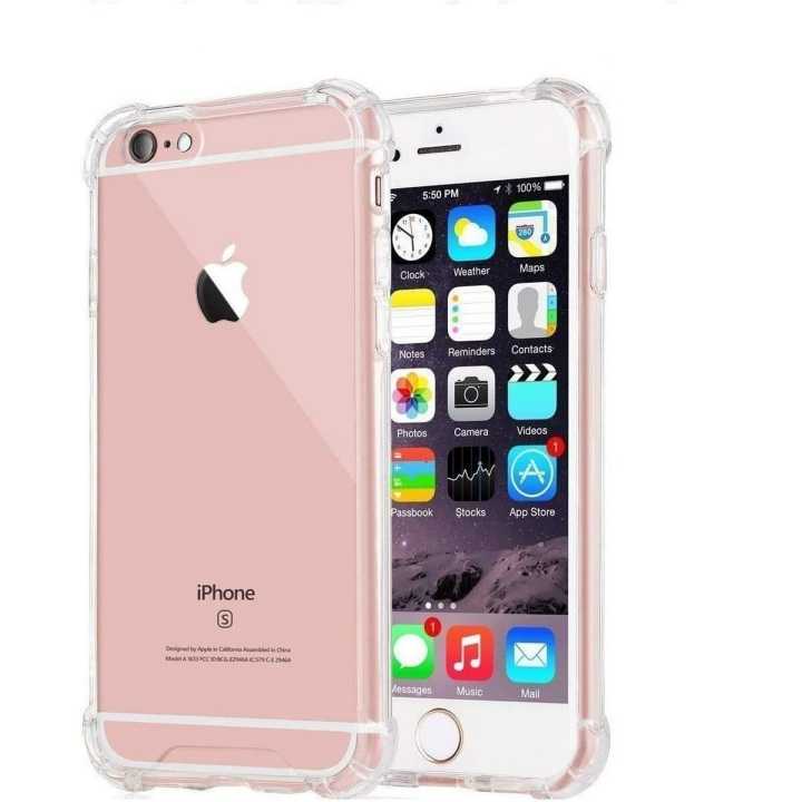 Apple iPhone 6 Plus & iPhone 6s Plus [Crystal Clear]- Ultra-Thin, Slim Soft TPU Silicone Protective Transparent Case Cover for iPhone 6 Plus & iPhone 6s Plus (Shockproof Transparent)