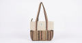 Nepali Handcrafted Cotton Shoulder Bag for Women - Multi-Pocket Ladies Casual Travel & Office Tote Bag with Laptop Pocket. 