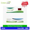 Green Volt Digital Voltage Stabilizer 3 KVA, 90V-300V | Micro Processor Based No Current Loss Silver Point Relay Automatic Voltage Stabilizer. 