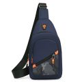 Vylon Men Chest Bag Large Capacity Chest Pack Casual Sling Bag Sports Male Shoulder Bag Outdoor Crossbody Bag side bag. 