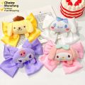 Wenefang Sanrio Hair Accessories Kuromi Cinnamoroll My Melody Kawaii Profesional Girls Hair Clip Hairpin Anime Figure Curled Girl Gift. 