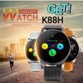 K88H Smart Watch MTK2502 Bluetooth Smartwatch Heart Rate Monitor Wearable Devices Waterproof Wristwatch For  Android - Black. 