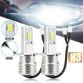 FORIDE 4X H3 Super Bright -LED Headlight Kit 100W 10000LM Fog DRL Bulbs 6000K White. 