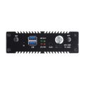 Waveshare NAS Multi-functional Mini-Computer Designed for Raspberry Pi Compute Module 4 (NOT included), Network Storage, Dual Solid State Drive slots. 