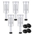 Fermentation Lids Kit,Airlock for Fermentation Air Locks with Black Grommets Airlock Bubble for Beer and Wine,Jar. 