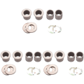 OUMERY 3X Spindle Bushing Kit Fits for Club Car Golf Cart 1981-Up 7048, 8067, 1016389, 102288401, 1010150. 