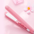 Portable Mini Hair Straightener Iron And Curly With Cute Storage Case. 