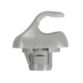 NEW 【Innovative design】1pcs Gray Sun Visor Clip Fit For Honda Cr-V Civic Accord Odyssey Pilot Durable Plastic Interior Parts Creative Car Accessories. 