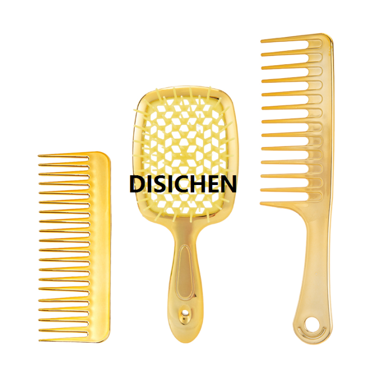 DISICHEN%201-3pcs%20Profession%20Detangling%20Hair%20Brush%20Set%20Professional%20Barber%20Comb%20Scalp%20Massage%20Hair%20Care%20Golden%20Salon%20Air%20Cushion%20Hairbrush%20Bargain%20price%20-%20Image%207