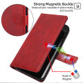Business Leather Case for VIVO V30 V29 Lite V29E V27E V25E V23E V21E V27 V25 V23 V21 Pro Magnet Buckle Wallet Case Flip Cover. 