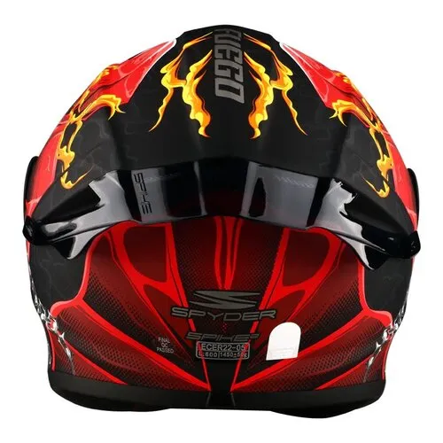 Spyder%20Spike%202%20Neo%20Fuego%20Full%20Face%20Single%20Visor%20Helmet%20With%20Night%20Vision%20Visor%20-%20Image%202