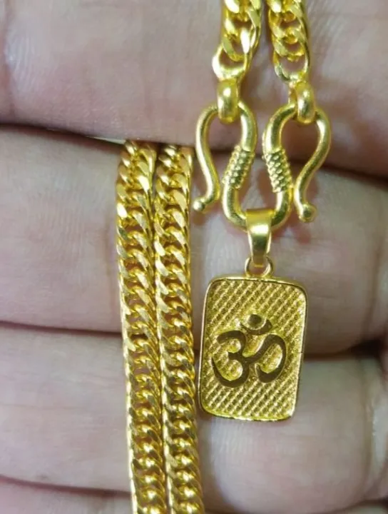 Om%20Locket%20/Gold%20Plated%20Panchadhatu%20Chain%20With%20%E0%A5%90%20Locket%20-%20Image%203