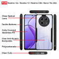 Bumper Case for Realme 12 5G / 12x / Narzo 70x / C65 5G - 360 Degree Protection | Protective Design | Transparent Back Cover. 