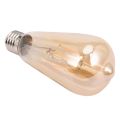 fasdaga 2X Dimmable E27 4W Retro Vintage Filament ST64 COB LED Bulb Light Lamp Body. 