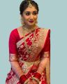 Perfect Kanjivaram Soft Art Silk Red Saree For Women Bridal Wedding Saree With Blouse Piece. 