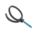 ICQURBT 2X Focus Ring,Zoom Ring Zoom Gear Focus with Aluminum Alloy Handle Compatible for Digital SLR Camera. 