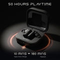 Ultima Aura Earbuds, Hi-Res Audio Certified with Sony LDAC, Multi-Function Rotating Crown with in App Customization, 6 Mic Crystal Clear Audio & Hybrid ANC up to 50 dB, App Support, Multi-Point Connectivity, (10 Mins = 180 Mins Playtime), 3D Audio, Bl 5.4. 