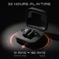 Ultima Aura Earbuds, Hi-Res Audio Certified with Sony LDAC, Multi-Function Rotating Crown with in App Customization, 6 Mic Crystal Clear Audio & Hybrid ANC up to 50 dB, App Support, Multi-Point Connectivity, (10 Mins = 180 Mins Playtime), 3D Audio, Bl 5.4. 