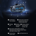 Motorcycle Helmet Headset Motorcycle Intercom with Soft+Hard Mic Helmet Bluetooth Speaker. 