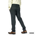 Stretchable Chinos pant For Men (SKB08) - Dark Grey. 