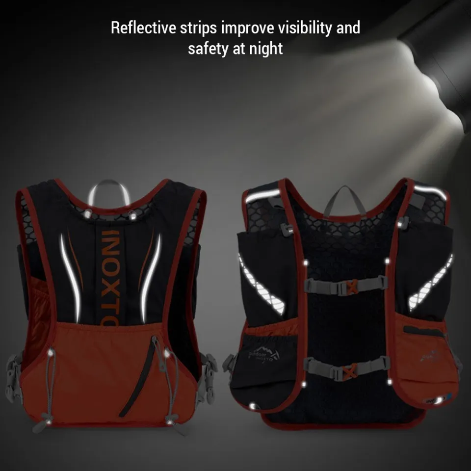INOXTO 5L Hydration Vest Backpack Water Running Vest Pack with 1pc