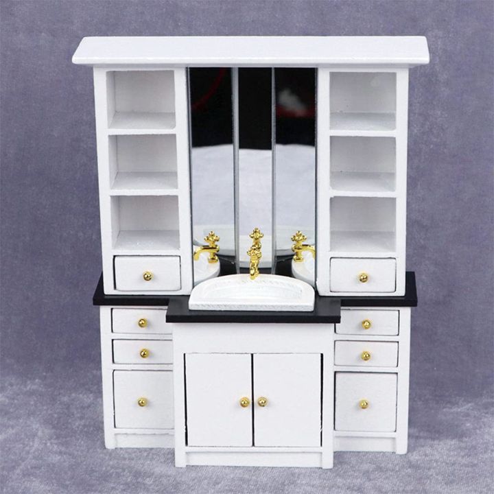 1/12%20Doll%20House%20Miniature%20Cupboard%20Wash%20Basin%20Sink%20Cabinet%20Furniture%20Mini%20Decor%20Pretend%20Play%20Simulation%20Furniture%20Toys%20-%20Image%205