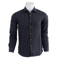 Kapsule9 Dark Blue Lining Shirt For Men. 