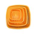 Bagmati Set Of 4 Plastic Fruit & Vegetable Strainer Basket. 