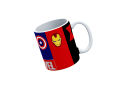 Marvel Avengers Color Block Superheroes Printed Ceramic Coffee Mug. 