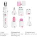 Kemei KM-2189 7 IN 1 Electric Massage Facial Cleanser Waterproof Facial Care Tool. 