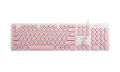 LDK.ai Radiance K19 Punk Keycaps Keyboard Pink Keyboard Blue Keyboard White Keyboard Colorful Keyboard. 