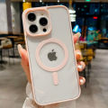 For iPhone 16 15 Plus 14 13 12 Pro Max for iPhone 13 Pro 11 Acrylic Full Protection Clear Back Phone Case Cover Magsafe Macaron Color. 