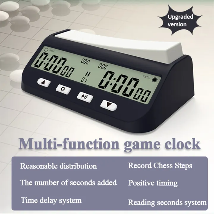 New Digital Chess Timer Professional Chess Clock Multifunctional ...