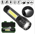 Mini Rechargeable LED Tactical Flashlight(Torch Light). 