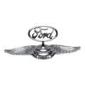 Ford Emblem Metal 3D Bonnet Hood Car Logo with Wings. 