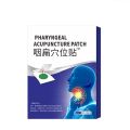 Pharyngeal flat acupuncture point patch 5 patches/box E-commerce source manufacturer large quantity and excellent price spot one piece dropship. 