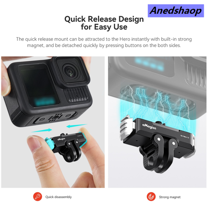 Anedshaop%20(GGBR)%20Camera%20Quick%20Release%20Base%20Mount%20Action%20Camera%20Selfie%20High%20Quality%20Stick%20Tripod%20Adapter%20Foldable%20Cam%20Stand%20for%20Hero%2013%20-%20Image%203