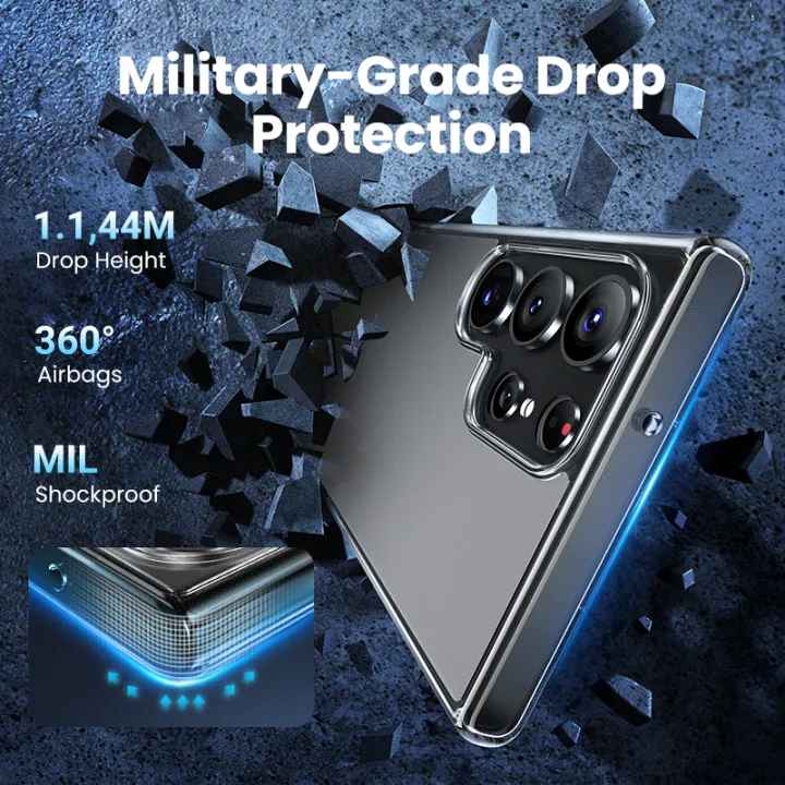 UGREEN%20Clear%20Case%20For%20Samsung%20Galaxy%20S23%20Ultra%20S24%20Ultra%20Plus%20Shockproof%20Crystal%20Transparent%20Case%20Cover%20Protective%20Soft%20Case%20-%20Image%203