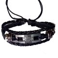 Men Anchor Decor Layered Bracelet For A Stylish Look Gift For Party. 