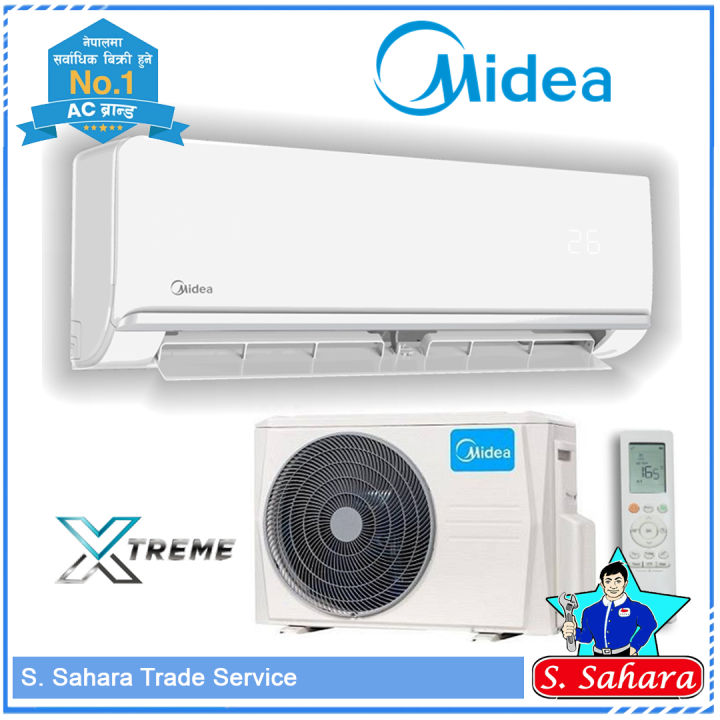 Midea Xtreme Series 1 ton Wall Mounted Air Conditioner | MSAGAB-12HRN1