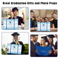 2024 Graduation Guest Book Alternative, Class of 2024 Graduation Party Decorations, Graduation Easy to Use Blue. 