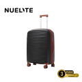 NUELITE Stansted 20 Inch Cabin Luggage | 8-Wheel Spinner Trolley Bag | TSA Lock, Anti-Theft Zippers, Expandable Hard Shell Polypropylene Suitcase. 
