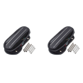 JINMY 2X Guitar Pickup 4 Wire for Electric Guitar Dual Hot Rail Single Coil Humbucker Guitar Parts. 