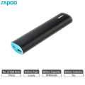 Rapoo Power Bank P100- 10400mah (Black). 