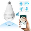 Wifi Smart Panoramic Bulb 360 Degree Camera. 