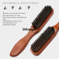 Difutagui Beard Brush Shaving Wooden Long Handle Bristle Hair Sales promotion Comb Portable Men's Durable Soft Brush Men's. 