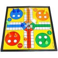 Foldable Magnetic Ludo Brain Game With Full Set Of Dices And Pawns. 