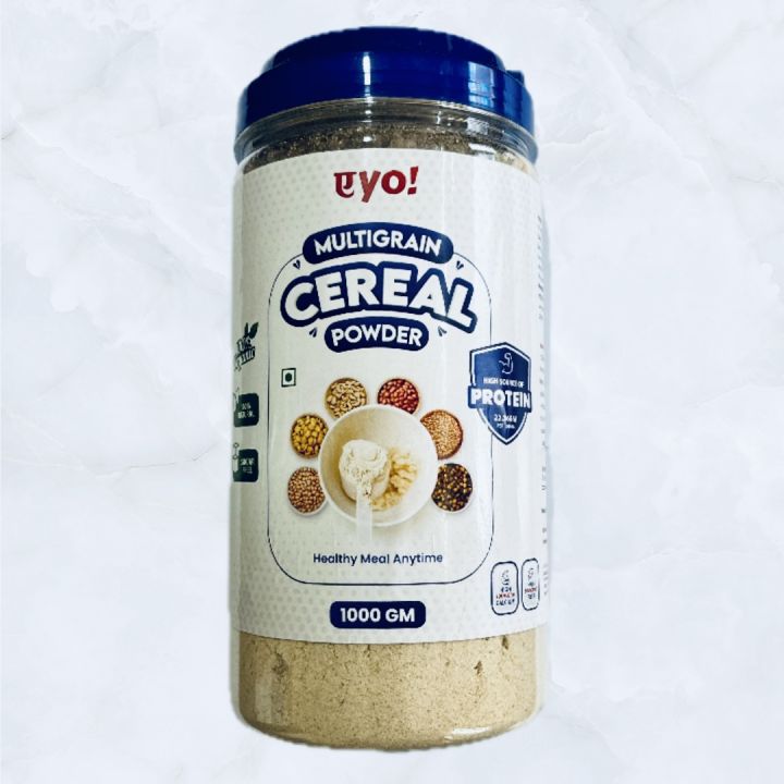 Aeeyo Multigrain Cereal Powder 1000 GM ( Organic Satu/Local Sattu) 22.36 GM Protein